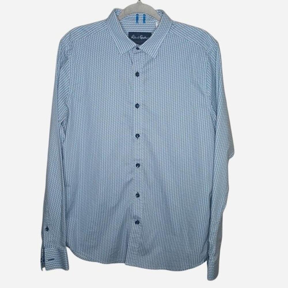 Robert Graham Knowledge Wisdom Truth Button Up shirt size L